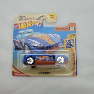 Hot Wheels 50th Anniversary Fast Master HW50 RACE TEAM *Short Card*